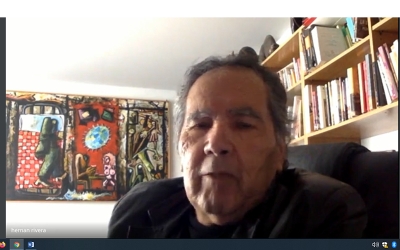 Escritor Hernán Rivera Letelier conversó con Alumnos en Semana de Chilenidad