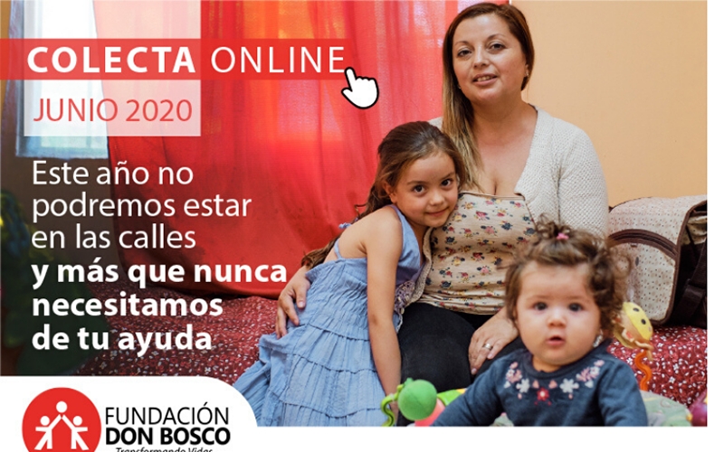 Fundación Don Bosco realiza Colecta Online para ayudar a quienes más sufren por la pandemia