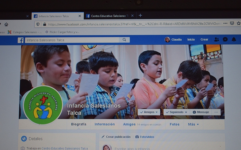 Infancia Misionera del CEST tiene perfil de Facebook